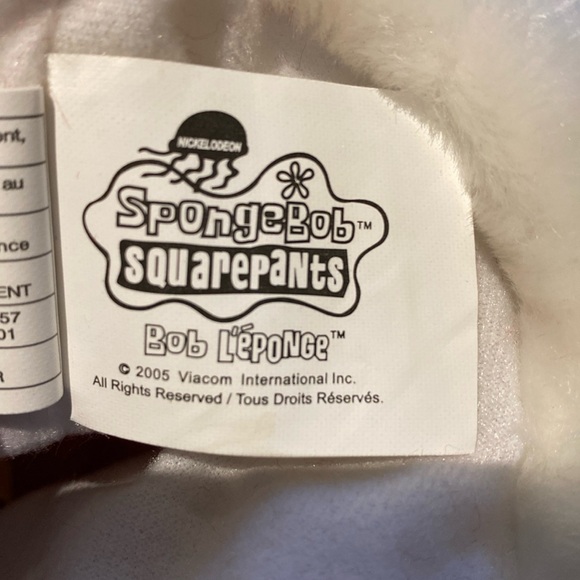 SpongeBob SquarePants Plush Christmas Stocking, 2005 - Picture 6 of 6